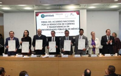 Cámara de Diputados y ANUIES suscriben Acuerdo Nacional por la Rendición de Cuentas y Transparencia en las Universidades Públicas en México