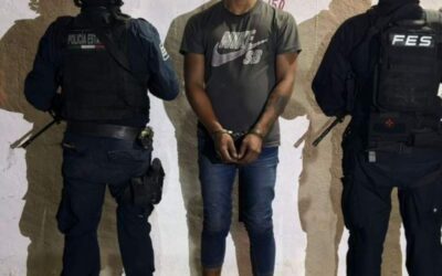 Detienen Policía Estatal a presunto implicado en célula del “Comandante Cromo” en Juchitán