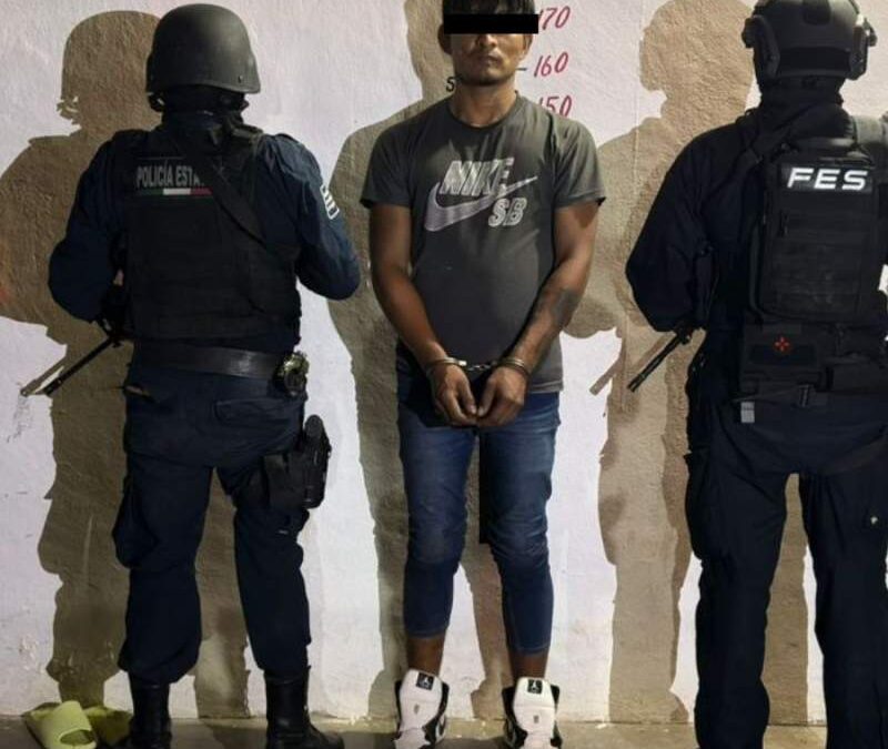 Detienen Policía Estatal a presunto implicado en célula del “Comandante Cromo” en Juchitán