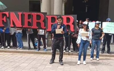 Estudiantes de la FNERRR exigen restitución de albergue en Miahuatlán.