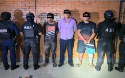 Fiscalía de Oaxaca, AEI, DEFENSA, SEMAR, GN y SSPC capturan a cuatro responsables por incendios provocados en sucursales de tiendas OXXO en Juchitán de Zaragoza