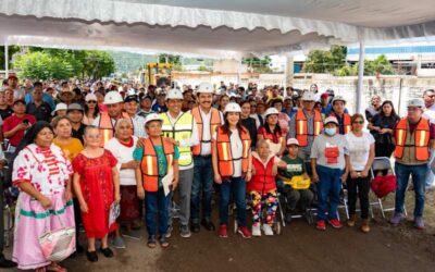 Inician obras de pavimentación en la calle Genaro Vásquez, Pueblo Nuevo