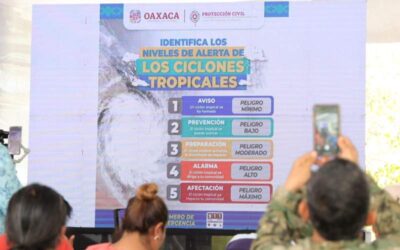 Llama Gobernador de Oaxaca a la población a estar alerta ante arribo de tormenta tropical Erick