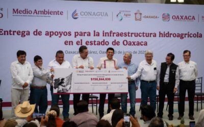 Modernizarán sociedad, gobiernos de Oaxaca y México infraestructura hidroagrícola con más de 150 mdp