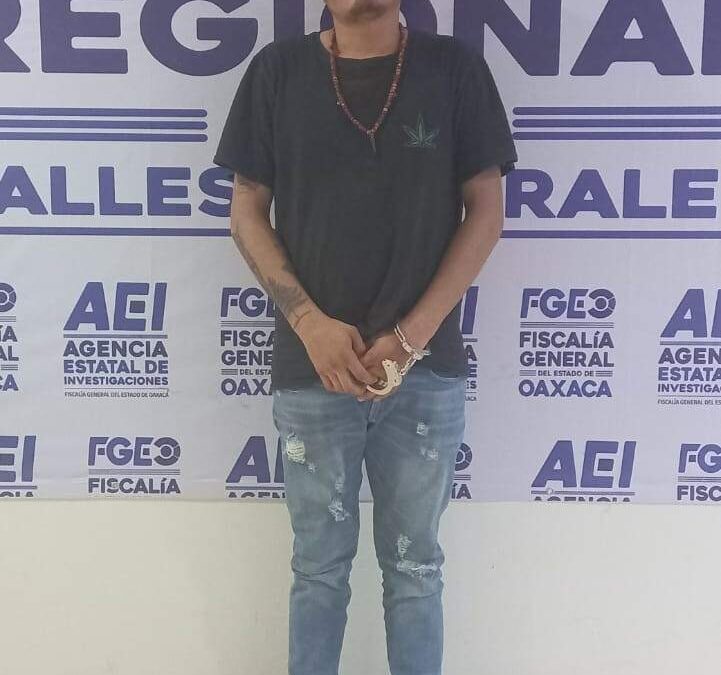 Obtiene FGEO prisión contra A.C.L., alias “El Guapito”, se dedicaba a la venta de drogas en Juchitán de Zaragoza