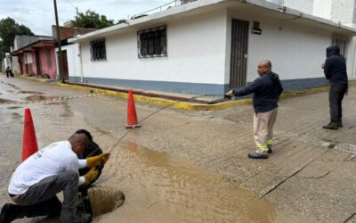 Rehabilitan drenaje en distintas zonas de Xoxocotlán