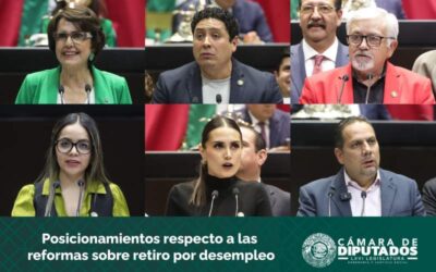 Respaldan diputadas y diputados de Morena, PAN, PVEM, PT, PRI y MC reforma que regula retiros parciales por desempleo