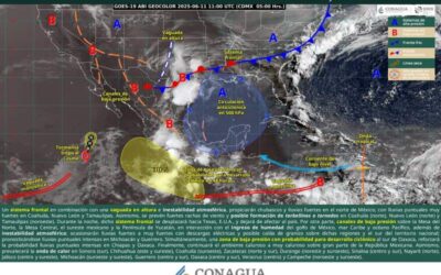 Se prevé para este miércoles lluvias de intensidad variable con tormentas en Oaxaca