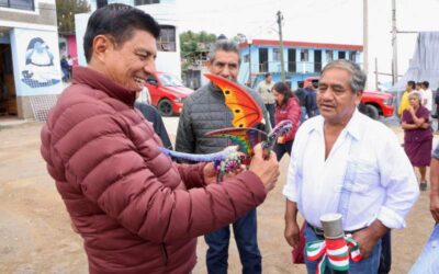 Transforma Salomón Jara a San Pedro Cajonos con obra pública y apoyos productivos