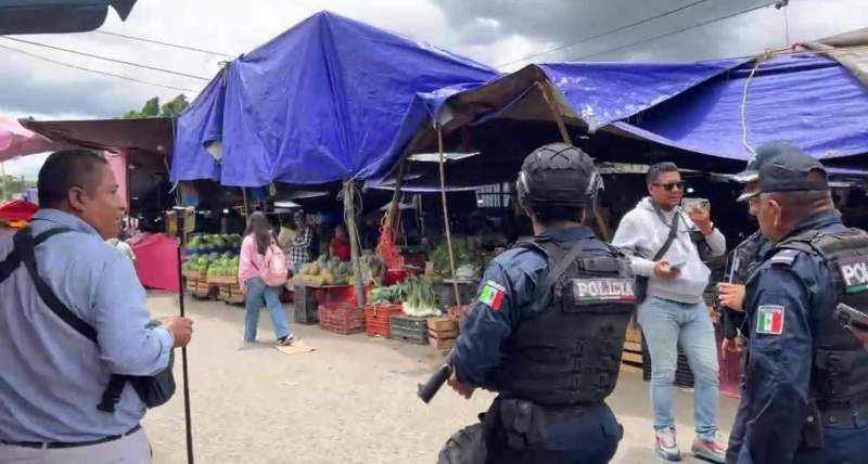 Realiza Mando de Coordinación de Seguridad Metropolitana operativo en el Mercado de Abasto