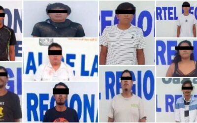 Con patrullajes a cargo de FGEO, SSPC, DEFENSA, SEMAR y GN se logra detención de 13 personas por narcomenudeo y posesión de drogas en Juchitán gracias a Operación Sable