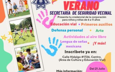La Secretaría de Seguridad Vecinal organiza curso de verano para hijas e hijos de policías