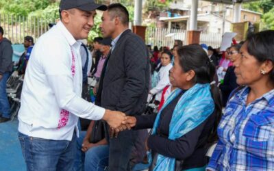 Participa Nino Morales en gira de trabajo por la Sierra Mazateca
