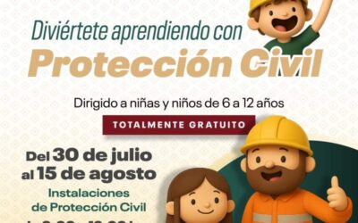 ¡Pequeños héroes en acción! Prepara Xoxocotlán taller de Protección Civil