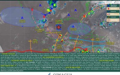 Pronostican lluvias con actividad eléctrica en Oaxaca durante este sábado