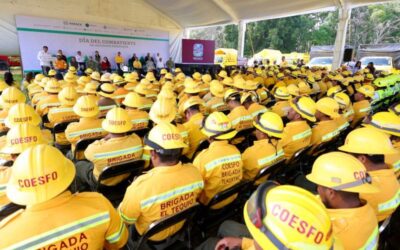 Reconoce Gobernador de Oaxaca valentía y servicio de combatientes forestales