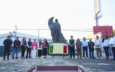 Destaca Nancy Benítez rectitud y convicción de Benito Juárez en su 153 aniversario luctuoso