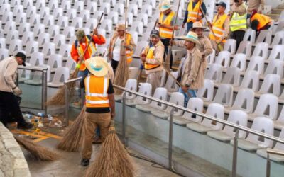 Continúa en acción el plan emergente de recolección de basura durante la Guelaguetza