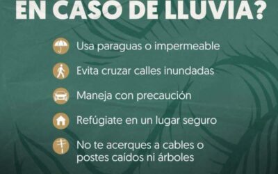 Activa Municipio de Oaxaca de Juárez el Plan Lluvia Segura ante precipitaciones registradas esta tarde