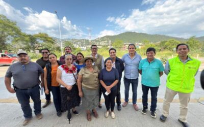 Acuerdos con vecinos permiten avance en rehabilitación del crucero del Puente del Tecnológico en Oaxaca de Juárez