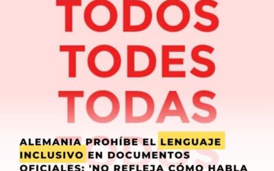 Alemania prohíbe el lenguaje inclusivo en documentos oficiales: ‘No refleja cómo habla el país’