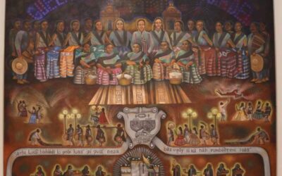 Arte que transforma: mural embellece al palacio municipal de Santa Lucía del camino