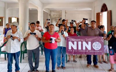 Entrega Fundación Nino, lentes en comunidades de la Cuenca del Papaloapan