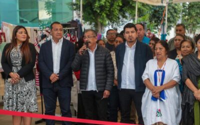 Congreso de Oaxaca inaugura el Mercado Gastronómico y Artesanal del Adulto Mayor