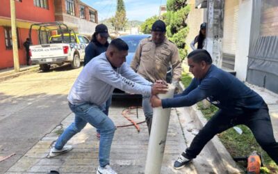 Continúa liberación de vialidades y espacios públicos en Oaxaca de Juárez.