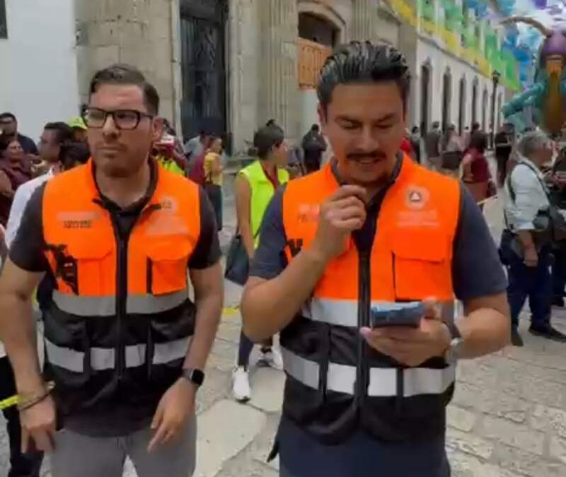 Municipio de Oaxaca de Juárez activa protocolos de emergencia tras sismo