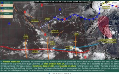 Persistirán las lluvias de intensidad variable en Oaxaca durante este viernes