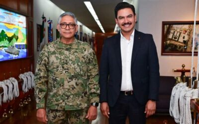 Ray Chagoya fortalece colaboración con la Secretaría de Marina para impulsar proyectos estratégicos en Oaxaca de Juárez