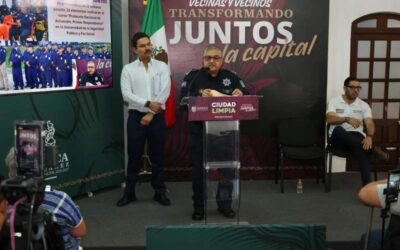 Ray Chagoya informa avances en seguridad para Oaxaca de Juárez