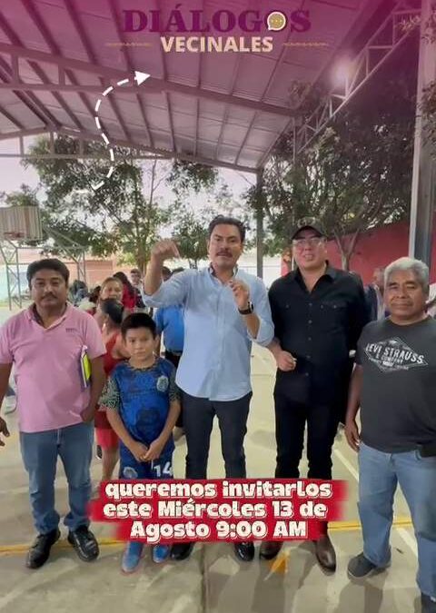 Santa Rosa Panzacola será sede de los Diálogos Vecinales con el presidente Ray Chagoya