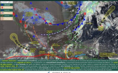 Se prevén lluvias de intensidad variable en mayor parte del territorio oaxaqueño