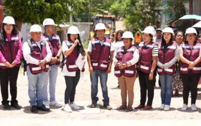 Xoxocotlán transforma sus calles; inician obras de pavimentación en 4 colonias