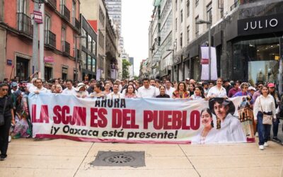 Diputadas y diputados de Morena en Oaxaca celebran la llegada de nuevos integrantes del Poder Judicial de la Federación