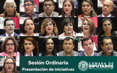 Diputadas y diputados de Morena, PAN, PVEM, PT, PRI y MC presentan 19 iniciativas