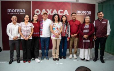 Las y los diputados locales de Morena en Oaxaca refrendan su compromiso para fortalecer el partido y consolidar el proyecto de la Cuarta Transformación