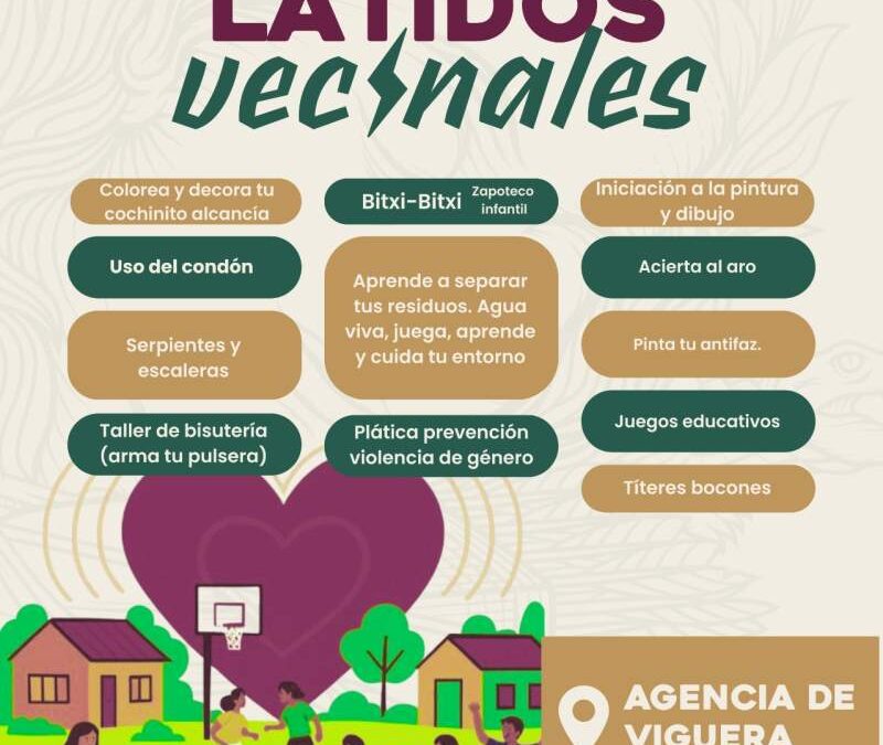 Latidos Vecinales llega a las agencias municipales con talleres, juegos y servicios para toda la familia