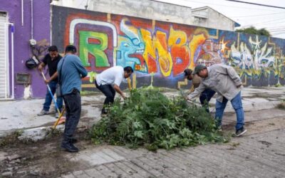 Tequio vecinal en San José La Noria refuerza la cultura de la limpieza y el trabajo colectivo