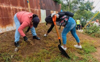 Vecinas y vecinos rescatan espacios públicos en la colonia Bugambilias