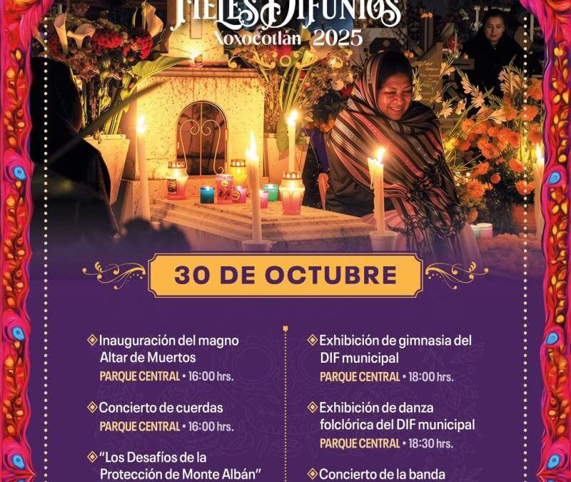 Banda Filarmónica del CECAM engalanará fiestas de los Fieles Difuntos en Xoxocotlán