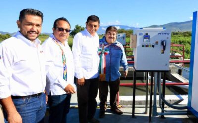 Con hechos, Salomón Jara lleva saneamiento y desarrollo a San Bartolo Coyotepec