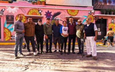 Encabeza Ray Chagoya tequio vecinal en el Barrio de Jalatlaco