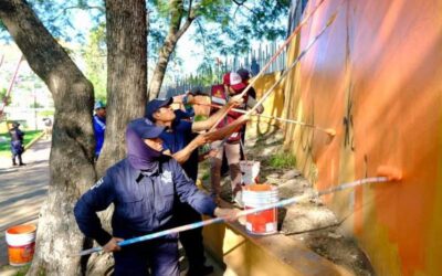 Por una ciudad limpia y segura, vecinas y vecinos renuevan el Parque DIF de la Colonia Miguel Alemán