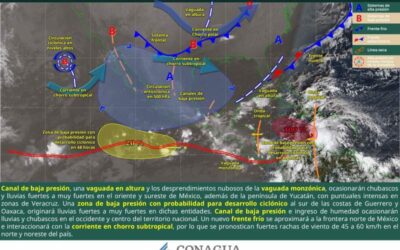 Prevén lluvias con chubascos aislados en Oaxaca
