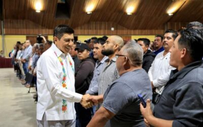 Con acciones directas, Salomón Jara reitera respaldo y acompañamiento a autoridades municipales electas por Sistemas Normativos Internos