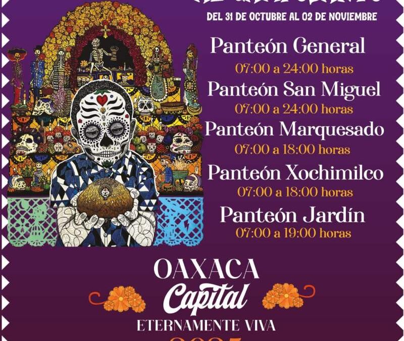 Garantizan Panteones Seguros y Limpios para el Día de Muertos