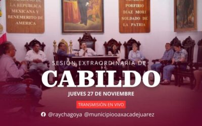 Cabildo de Oaxaca de Juárez aprueba en unidad la iniciativa de Ley de Ingresos 2026